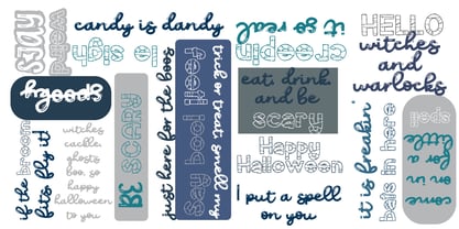PN Mummy Font Poster 2