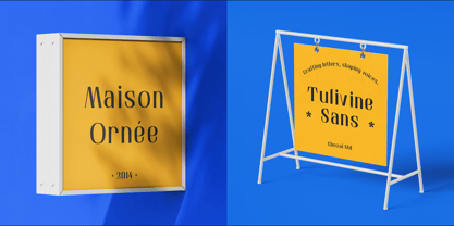 Tulivine Sans Font Poster 5