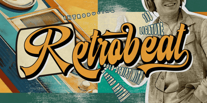 Retrobeat Font Poster 1