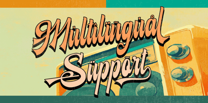 Retrobeat Font Poster 13