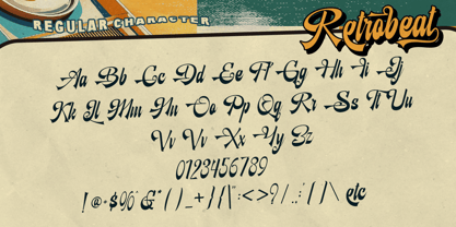 Retrobeat Font Poster 10
