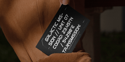 Chrome Quantum Font Poster 12