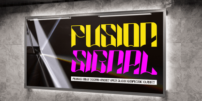 Cosmic Network Font Poster 4