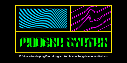 Cosmic Network Font Poster 3