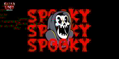 Hallowood Brush Font Poster 4