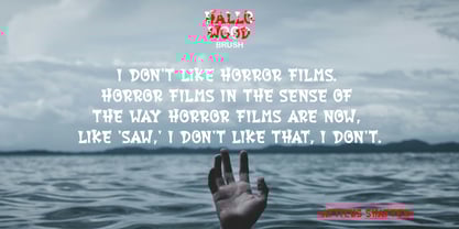 Hallowood Brush Font Poster 5
