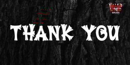 Hallowood Brush Font Poster 10