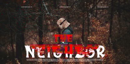 Hallowood Brush Font Poster 2