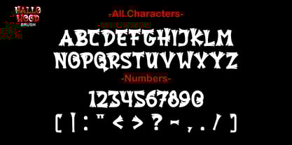 Hallowood Brush Font Poster 9