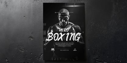 Brushlet Font Poster 4