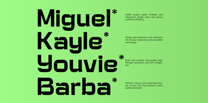 Hurst Bagod Font Poster 11