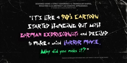 Shock Value Font Poster 2