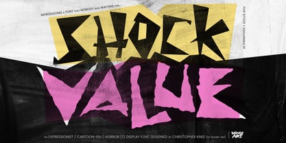 Shock Value Font Poster 1