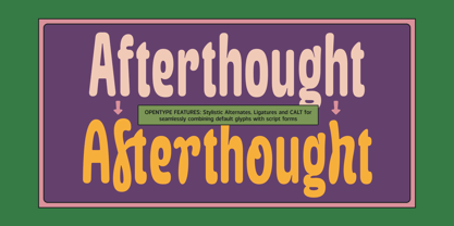 Maffine Font Poster 4