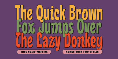 Maffine Font Poster 12