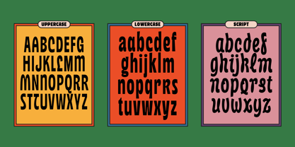 Maffine Font Poster 11