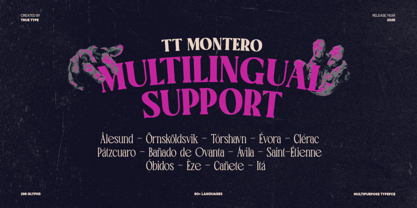 TRT Montero Font Poster 15