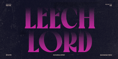 TRT Montero Font Poster 2