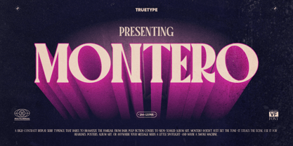 TRT Montero Font Poster 1