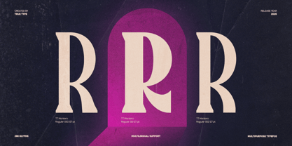 TRT Montero Font Poster 3