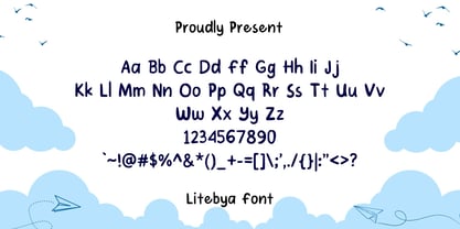 Litebya Font Poster 2