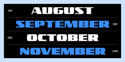 Amperage Font Poster 3