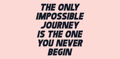 Boldric Font Poster 4