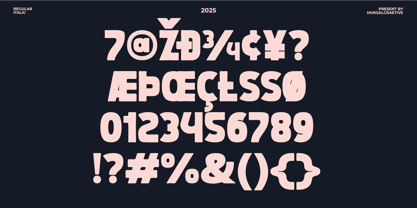 Boldric Font Poster 8