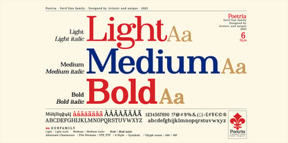 Poetria Font Poster 2