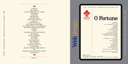 Poetria Font Poster 6