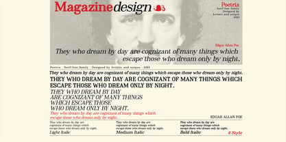 Poetria Font Poster 13