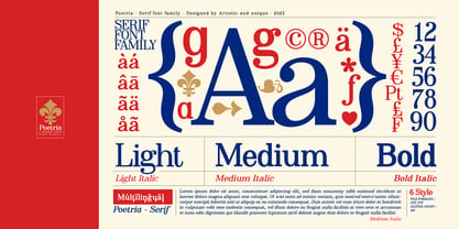 Poetria Font Poster 4