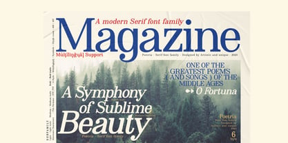 Poetria Font Poster 10