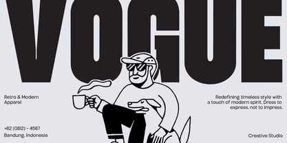 TRT Unamo Font Poster 14