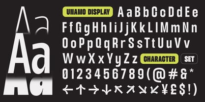 TRT Unamo Font Poster 3
