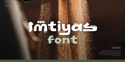 Imtiyas Font Poster 7