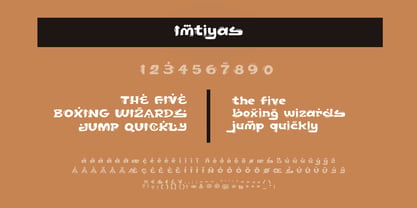 Imtiyas Font Poster 9