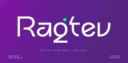 Ragtev Font Poster 1