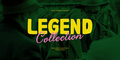 Record Struggle Script Font Poster 6