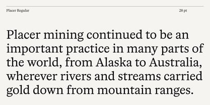 Placer Font Poster 5