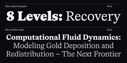 Placer Font Poster 7