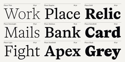 Placer Font Poster 3