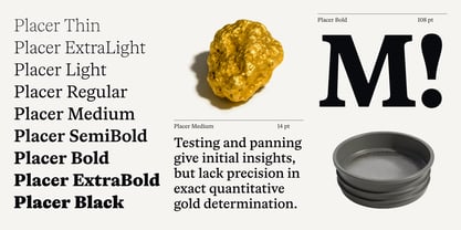 Placer Font Poster 2
