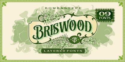 Briswood Font Poster 1