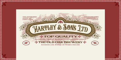 Briswood Font Poster 8