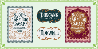 Briswood Font Poster 6