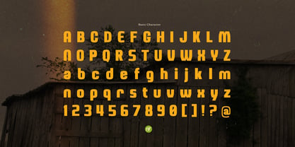 Worn Rural Font Poster 10