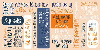 PN Pick or Treat Font Poster 2