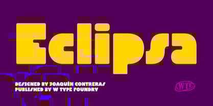 Eclipsa Font Poster 1
