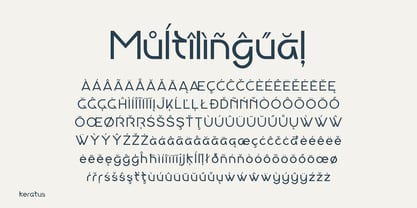 Keratus Font Poster 9